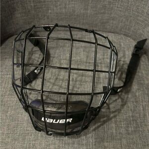 Bauer Hockey Profile II Facemask Cage Senior Large Black White